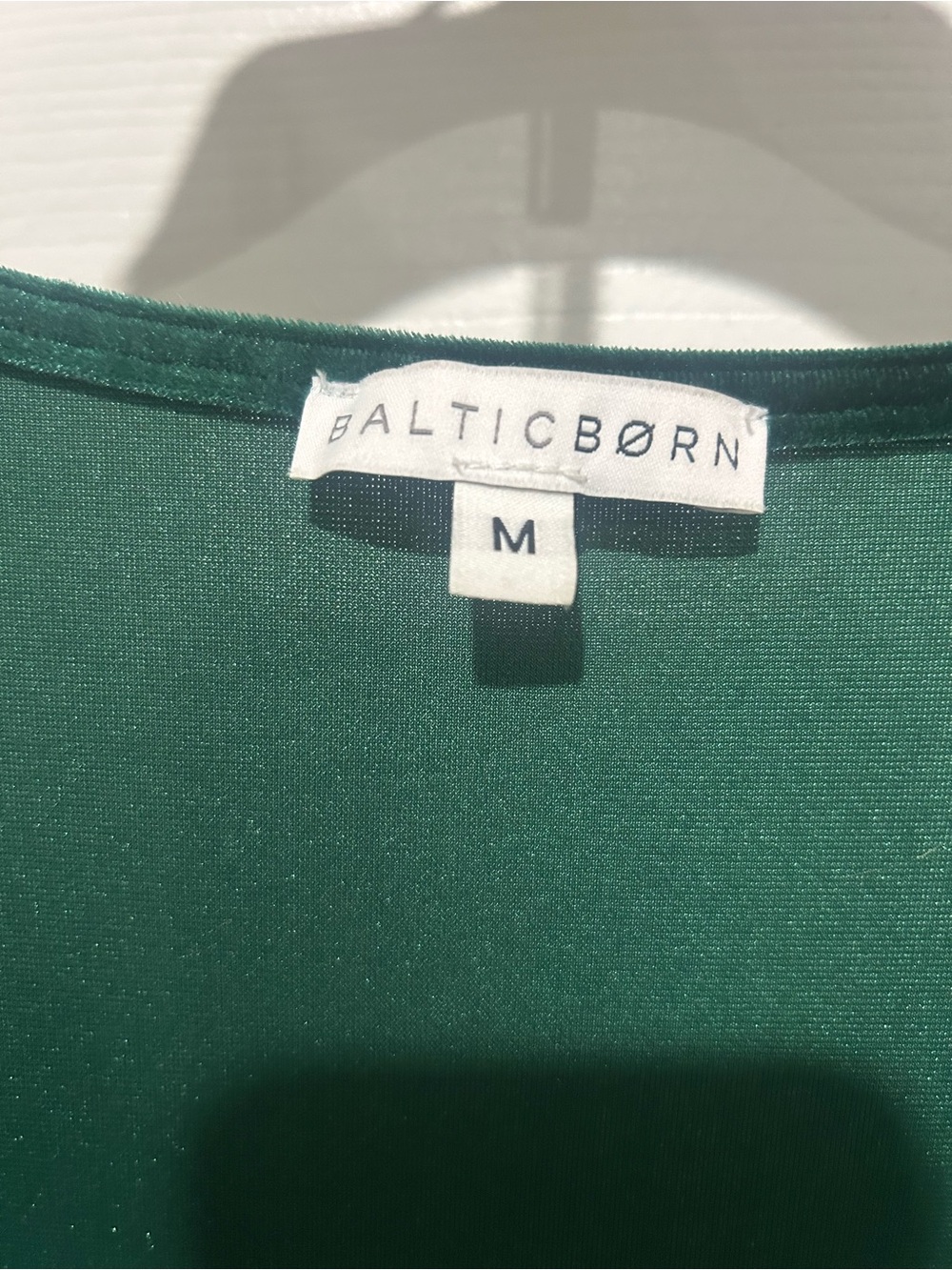 Baltic Born Deep Emerald Velvet Wrap Maxi Dress - Picture 4 of 5